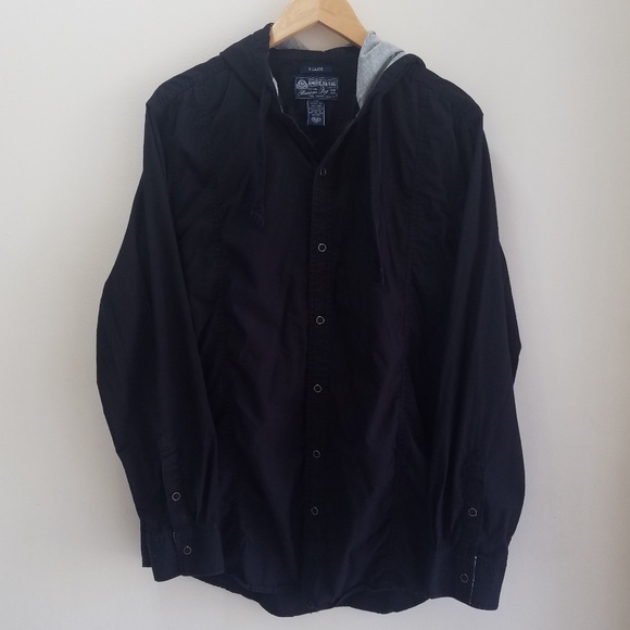 AMERICAN RAG hooded shirt - Picture 1 of 6